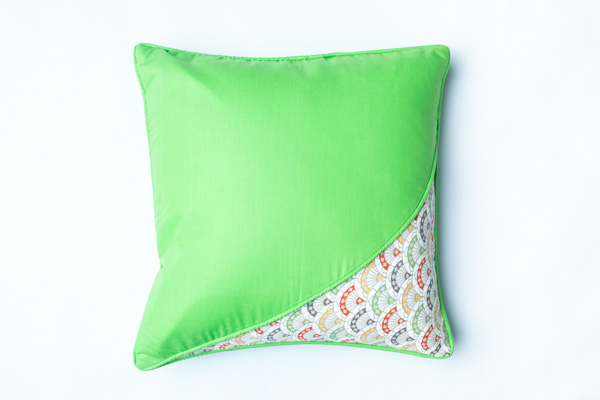 GREEN FAN 4 boho STYLE CUSHION              45cm X 45cm